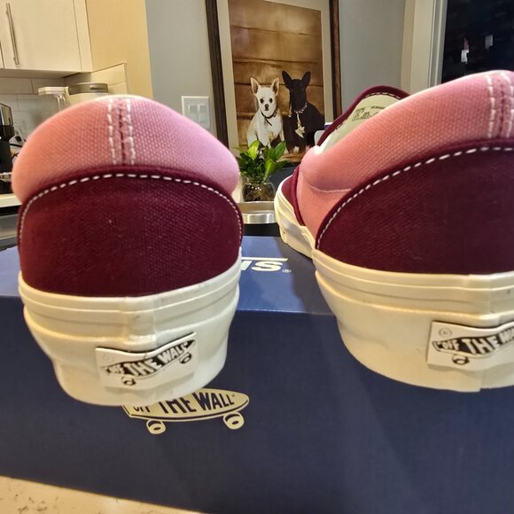 Vans Premium BMX Slip-on Reissue 98 LX Skate Shoes Maroon VN000CSE5T2 US 10 NEW - Picture 5 of 12